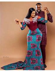 Image result for African Couple Wedding Attire