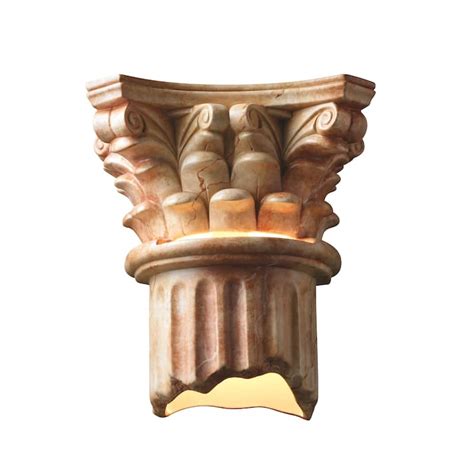 justice design ambiance agate marble outdoor wall sconce bed bath