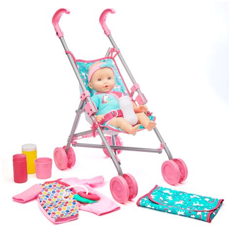 kid connection baby doll stroller set  pieces walmartcom