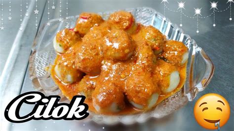 Resep Cilok Saus Kacang Pedas Youtube