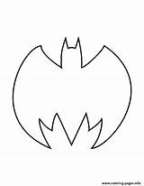 Stencil Coloring Batman Printable Pages sketch template