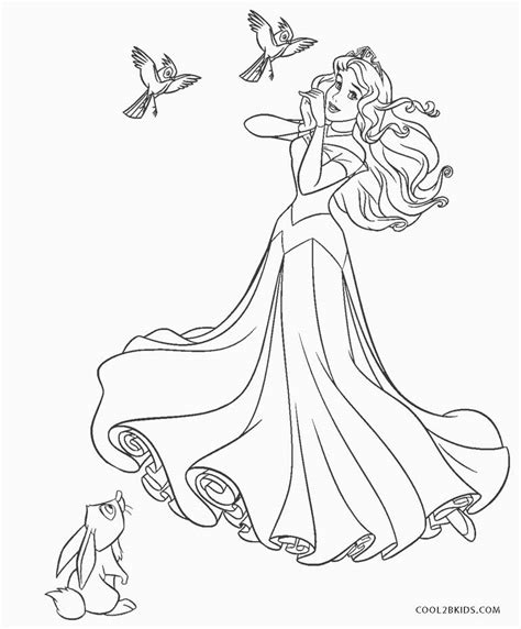 sleeping beauty coloring pages printable
