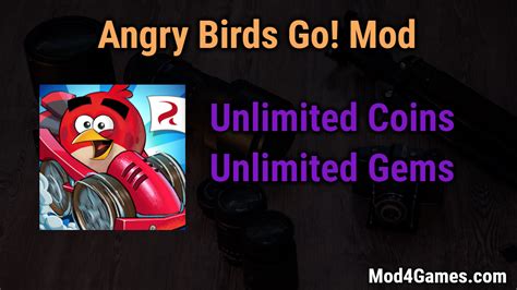 angry birds   mod unlimited coins unlimited gems modgamescom