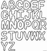 Alphabet Coloriage Colorier Lettres sketch template