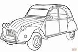 Citroen Coloring Car Cars Pages Outline 2cv Cv Citroën Dessin Imprimer Classic Pixabay Printable Svg Drawing Book Drawings Kids Choose sketch template