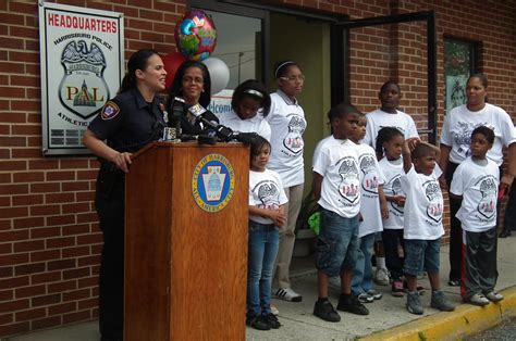 police athletic league opens headquarters  uptown harrisburg