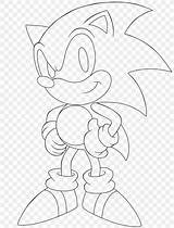 Sonic Mario Coloring Hedgehog Line Olympic Games Segasonic Book Outline Save Color sketch template