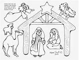 Nativity Coloring Pages Christmas Lds Characters Figures Color Scene Printable Print Hollow Serendipity Getdrawings Getcolorings Good Them They If sketch template