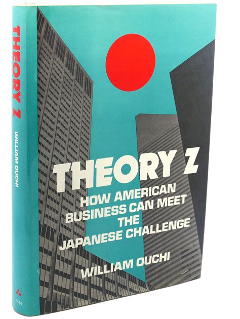 theory   american business  meet  japanese challenge william ouchi eighth printing