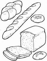 Bread Colorear Panes Colouring Malbuch Preschoolactivities Ausmalen Buch Wenn Zina Grupos Distintos Loaf Learny Cereal sketch template