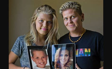 mother and son transition into transgender father and daughter