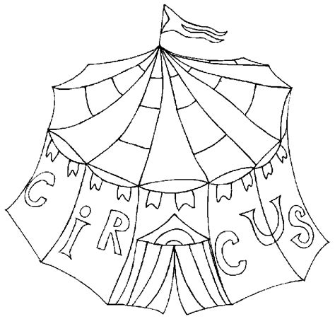 coloring page circus coloring pages