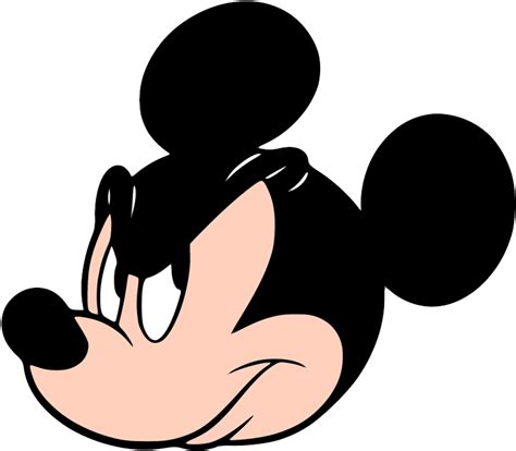 Angry Mickey Mouse Face Clipart Full Size Clipart