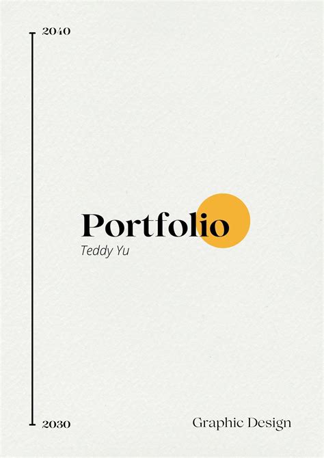 portfolio cover page design ideas