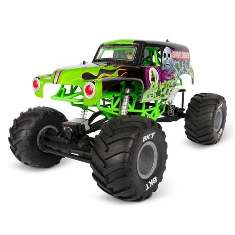 axial  smt grave digger wd monster truck rtr video rc car action