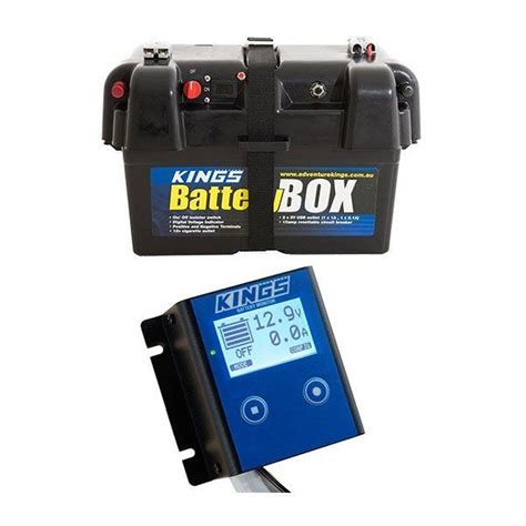 adventure kings battery box  battery monitor wd supacentre