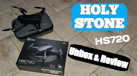 holy stone hs drone unbox  review youtube