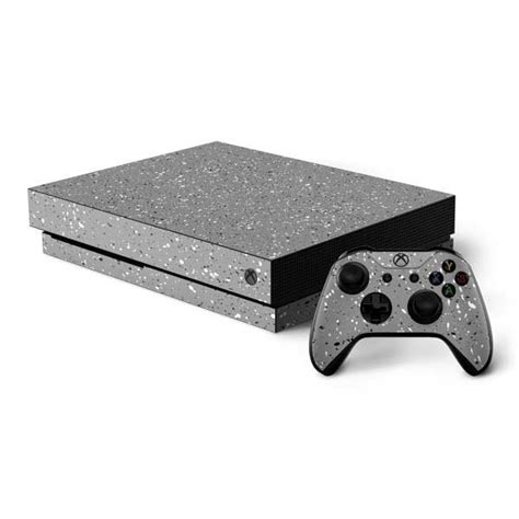 Grey Speckle Xbox One X Bundle Skin Xbox One The Newest Xbox Xbox