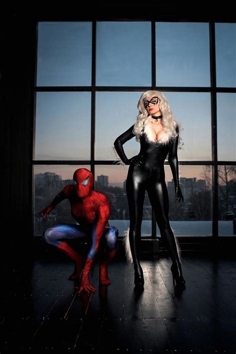 Spider Man And Black Cat Cosplay Marvel Comics By Agflower