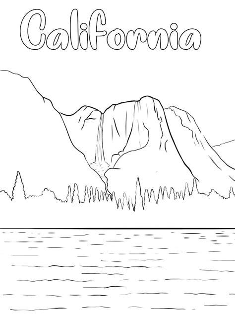 california  color coloring page  printable coloring pages  kids
