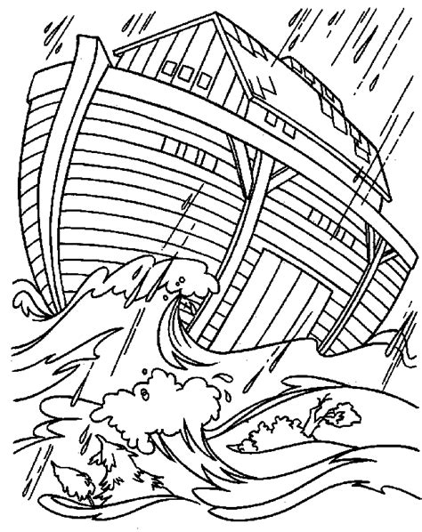 noah ark coloring page coloring home