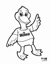 Coloring Wawa Goose Pages sketch template