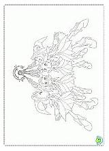 Coloring Doremi Magical Dinokids sketch template