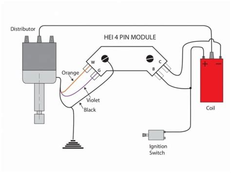 hei distributor wiring diagram chevy  car wiring diagram