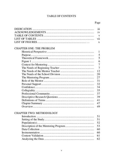 table  contents amazing order  contents   research paper