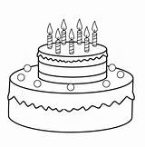 Coloring Cake Pages Popular sketch template