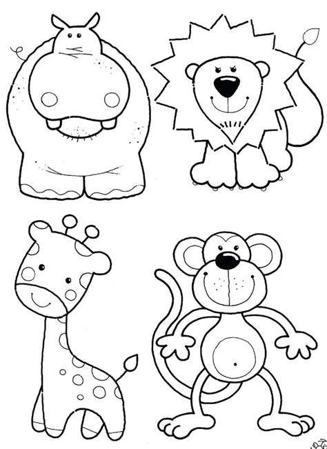 animal coloring worksheets  kids thekidsworksheet