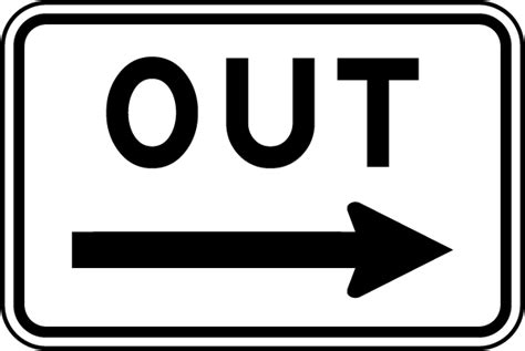 arrow sign   safetysigncom