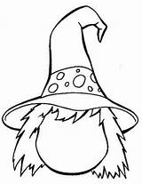 Coloring Printable Pages Witch sketch template