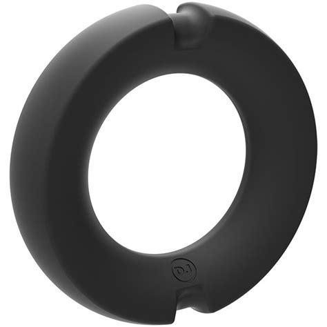 Dj2402 20 Bx Hybrid Silicone Covered Metal Cock Ring