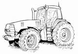 Tractor Traktor Deere sketch template