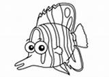 Coloring Pages Butterflyfish sketch template