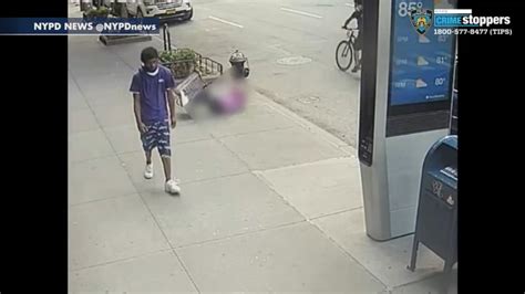 nyc woman 92 shoved to the ground video shows suspect arrested