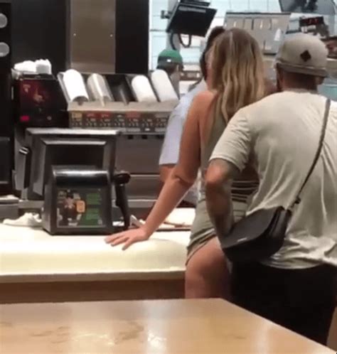 randy couple filmed having sex while ordering food at a
