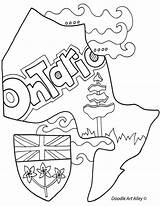 Ontario Classroomdoodles Colouring Ak0 Provinces Corrine sketch template