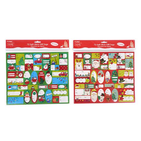 christmas whimsical  stick tags  hot stamping  count