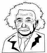 Coloring Albert Einstein Pages Popular sketch template