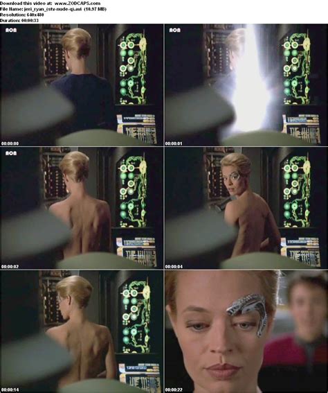 jeri ryan nue dans star trek voyager