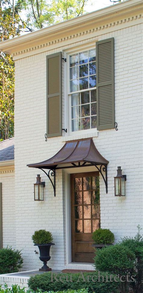 awning doors images  front door awnings awning  front door  zionsville  bronze