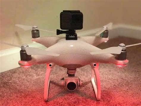 gopro hero  mounted  phantom  drone flight test video dji