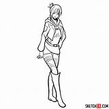 Mikasa Aot sketch template