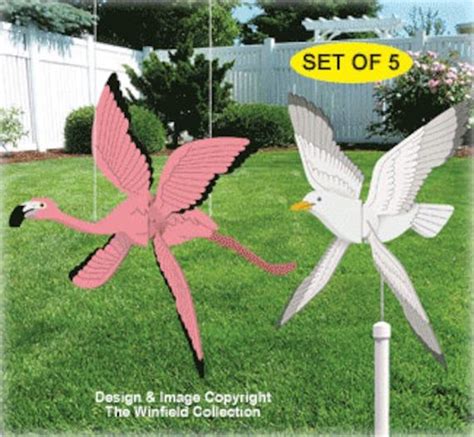 whirling wing whirligigs woodworking pattern set  etsy bird design