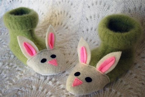 bunny feet easter crafts allfreesewingcom