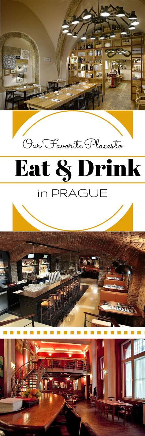 our favorite places to eat and drink in prague prague