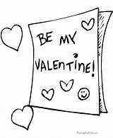 Coloring Pages Valentine Hearts Valentines Card Printing Help sketch template