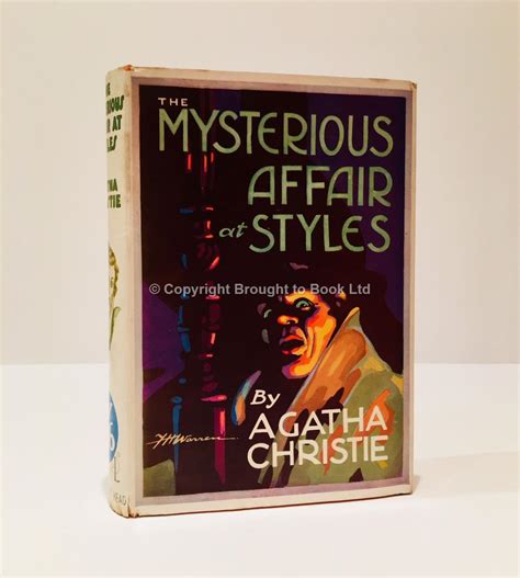 the mysterious affair at styles by agatha christie fine